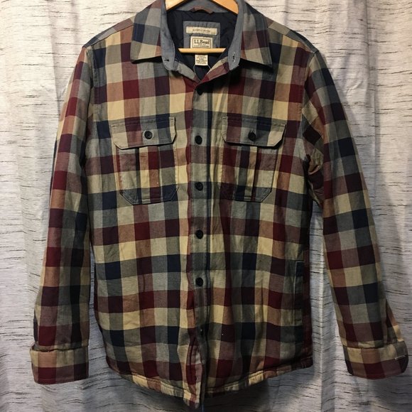 L.L. Bean PrimaLoft Flannel - Picture 1 of 4